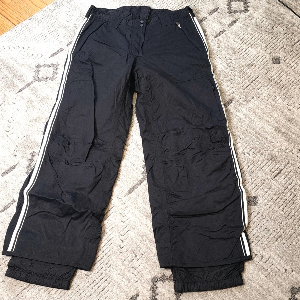Obermeyer women's Black Snow ski Pants size 14- Fits Like A 12